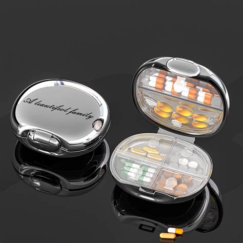 pcs cute pill organizer travel pill box small pill case container