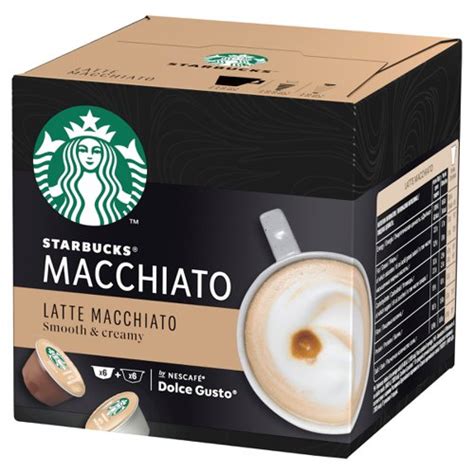 STARBUCKS By Nescafe Dolce Gusto Latte Macchiato Coffee 12 Capsules