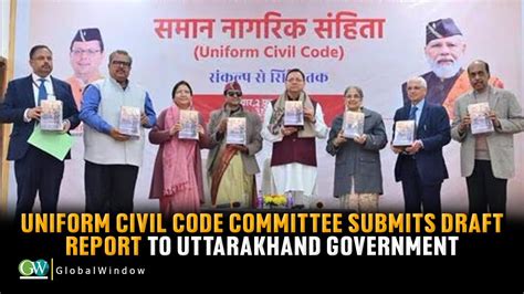 Uniform Civil Code Committee Submits Draft Report To Uttarakhand