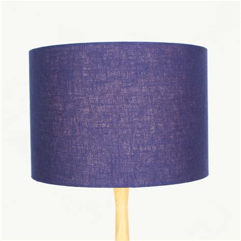 Navy Linen Lampshade Navy Blue Lamp Shade Bedside Table Etsy