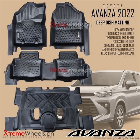 Avanza J E G Veloz 2022 2024 5D Deep Dish Matting Thailand Made 1st 3rd