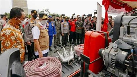 Sambut Ramadhan Ribuan Personel Gabungan Siaga Cegah Kebakaran Lahan