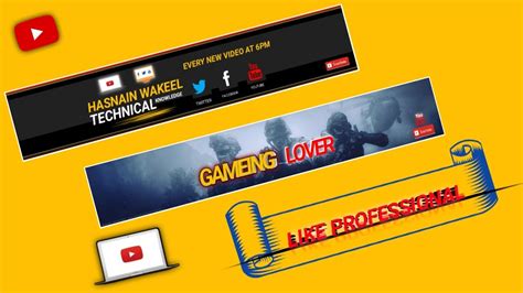 How To Make Professional YouTube Banner On Mobile Channel Art Kaise