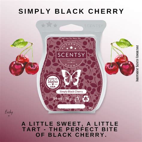 Simply Black Cherry Scentsy Bar The Candle Boutique Scentsy Uk Consultant