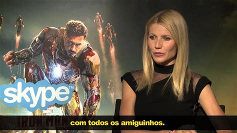 Estrela De Homem De Ferro Gwyneth Paltrow Fala Tv Caras Youtube