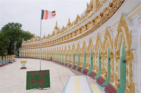 min thonze pagoda  sagaing hill myanmar sagaing royal city