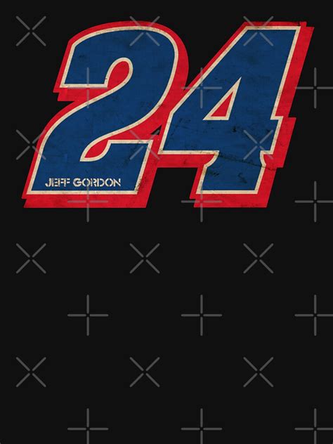 Jeff Gordon 24 Nascar Racing Decal T Shirt For Sale By Customtuk