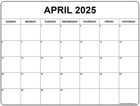 Printable Pdf Calendar April 2025 Danice Nicola