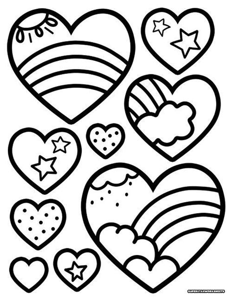 Heart Coloring Pages Heart Coloring Pages Love Coloring Pages