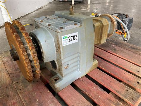 Used Sew Eurodrive Motor With Helical Gearbox For Sale At Steep Hill