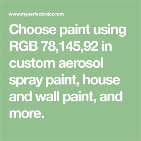 Choose Paint Using Rgb In Custom Aerosol Spray Paint House