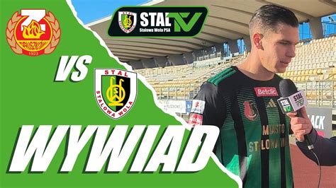 WYWIAD Sebastian Strózik po meczu Znicz Pruszków STAL Stalowa Wola