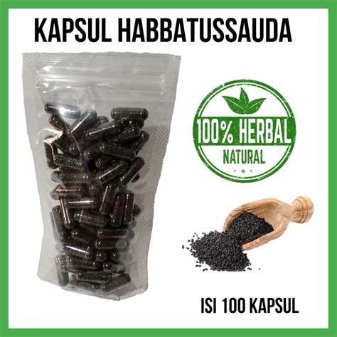 Jual Kapsul Curah Habbatussauda Jintan Hitam Isi 600 Kab Bogor