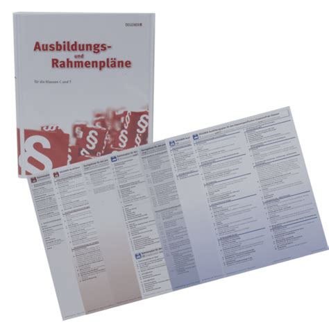 Set Ausbildungs Rahmenpl Ne Klassen C Und T Mobil Verlag