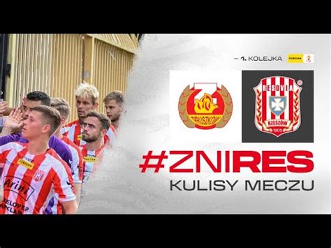 KULISY MECZOWE ZNICZ PRUSZKÓW RESOVIA YouTube