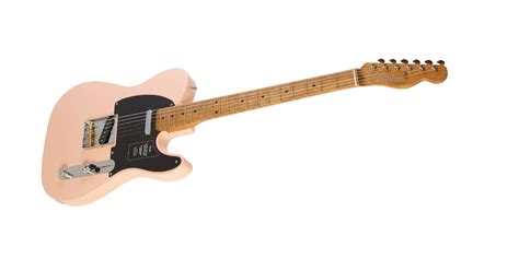 Fender Vintera 50s Telecaster Modified Shell Pink Roasted Maple Guitar Village