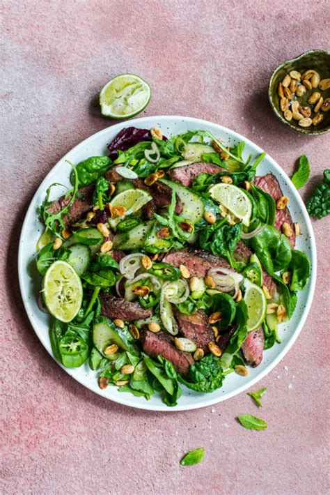 Keto Thai Inspired Beef Salad I Eat Keto