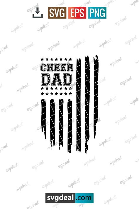 Free Cheer Dad Flag Svg Svgdeal