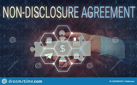 Legal Non Disclosure Agreement Stock Image Cartoondealer