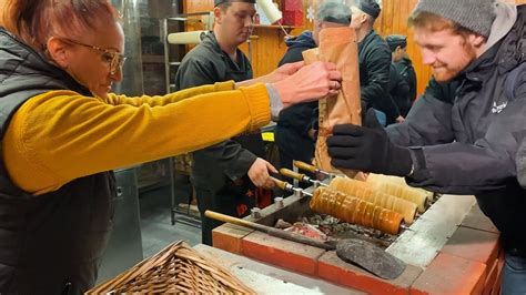 The real Kürtőskalács on coals! How to make ORIGINAL HUNGARIAN ...