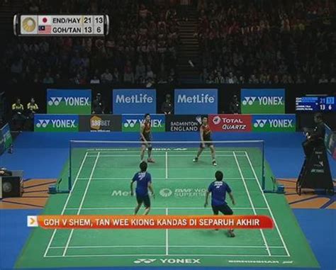 Goh V Shem Tan Wee Kiong Kandas Di Separuh Akhir Video Dailymotion