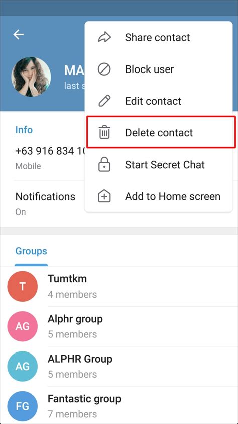 C Mo Eliminar Contactos En Telegram All Things Windows