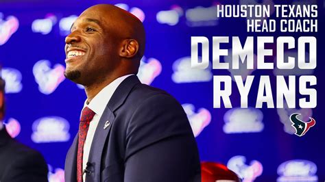 Houston Texans New Head Coach Demeco Ryans Meets With The Media Press