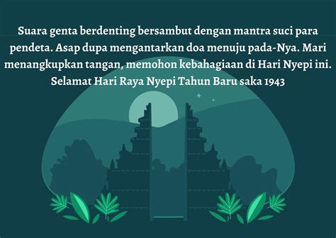 15 Kata Ucapan Selamat Hari Raya Nyepi Lengkap Gambar