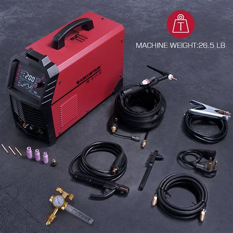 Arccaptain Tig200p Multi Process Acdc Aluminum Pulse Tig Welder