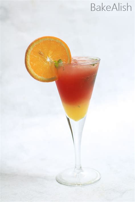 Orange Sunset Mocktail Refreshing Summer Mocktail Recipes