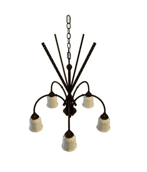 5 Arm Classic Люстра Бесплатная 3d Модель - .Max, .Vray - Open3dModel