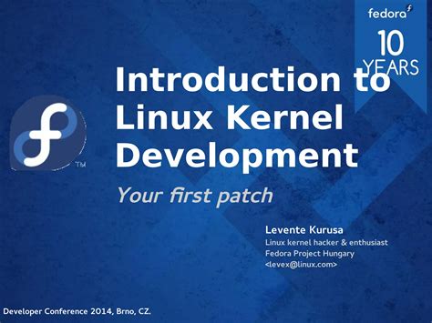 Introduction To Linux Kernel Development Ppt