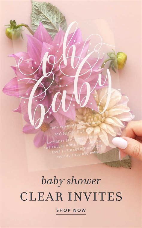 NEW Baby Shower Invitations | 40% Off Super Cute Designs