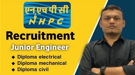 NHPC Recruitment 2023 Junior Engineer Diploma Electrical Nhpc Je