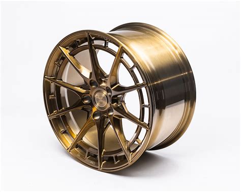 VR Forged D03 R Wheel Brushed Gold 18x9 5 45mm 5x120 VR D03R 1895 45