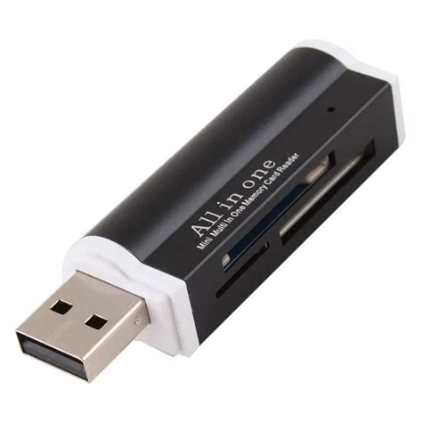 All In One USB 2 0 Multi Memory Card Reader For Micro SD TF M2 MMC MS