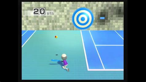 Wii Sports Tennis Training Target Practice Platinum Youtube