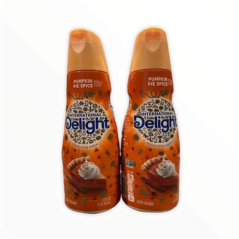 2 Pack Of International Delight Pumpkin Pie Spice Coffee Creamer 32 Oz