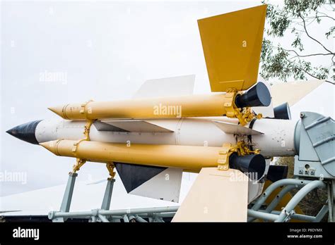 Thunderbird Aa Missilewoomera Rocket Range Stock Photo Alamy