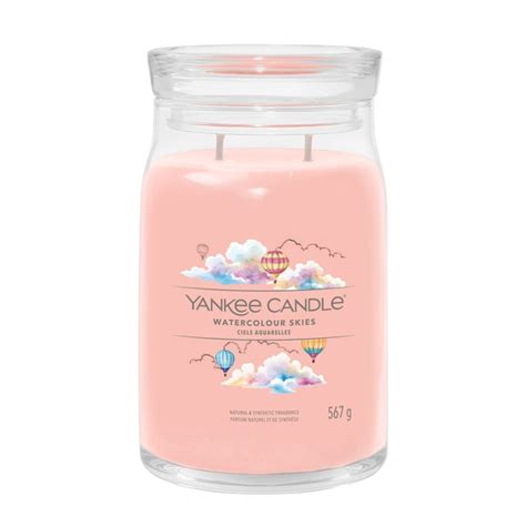 Bougie Jarre Signature Grand Modèle Ciels Aquarelles Yankee Candle