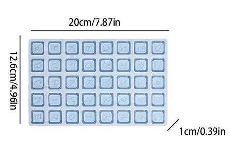 MOLDES DE SILICONA MOLDE SILICONA P RESINA 40 LETRAS Y NUMERO BM2851