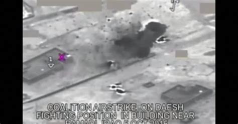 U S Releases Video Of Air Strikes Against Islamic State In Iraq The