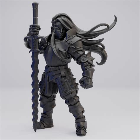 Hot Goblin 先鋒戦士E ミニチュア ホットゴブリン 戦闘態勢 大剣