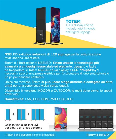 Totem Il Led Display Per Il Tuo Business Nseled Europe