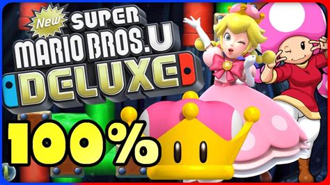 New Super Mario Bros U Deluxe 🌰 1 S Bloopers Secret Lair 🌰 100 All