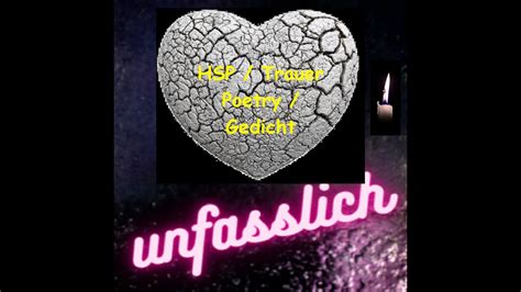 Podcast Unfasslich Hsp Und Trauer Poetry Gedicht Episode