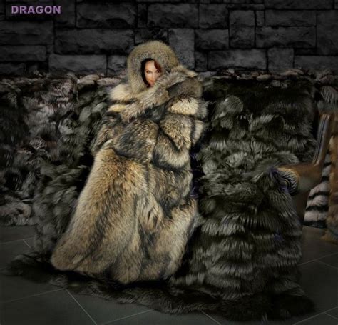 Supergoddess Fur Fur Fashion Raccoon Fur Coat