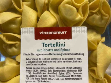 Vinzenzmurr Tortellini Mit Ricotta Und Spinat Kalorien Neue