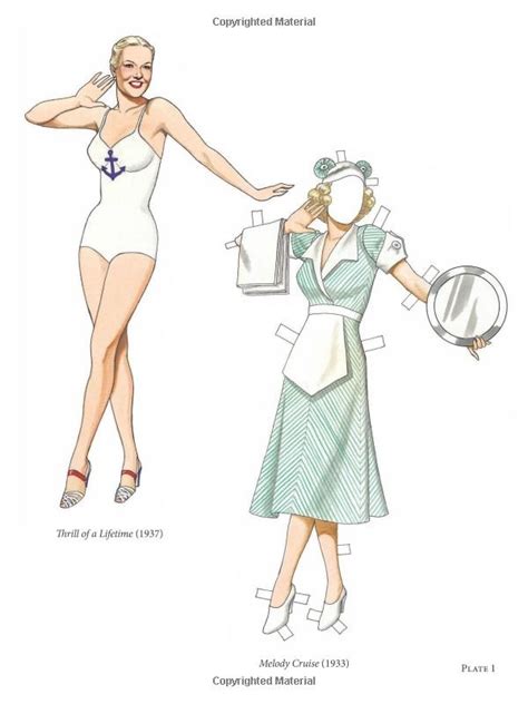 Betty Grable Paper Dolls Dover Celebrity Paper Dolls Tom Tierney