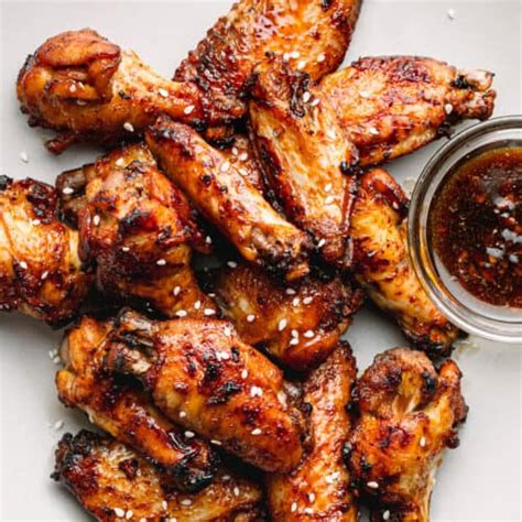 Ninja Foodi Chicken Wings with Sweet and Sticky Sauce - Posh Journal